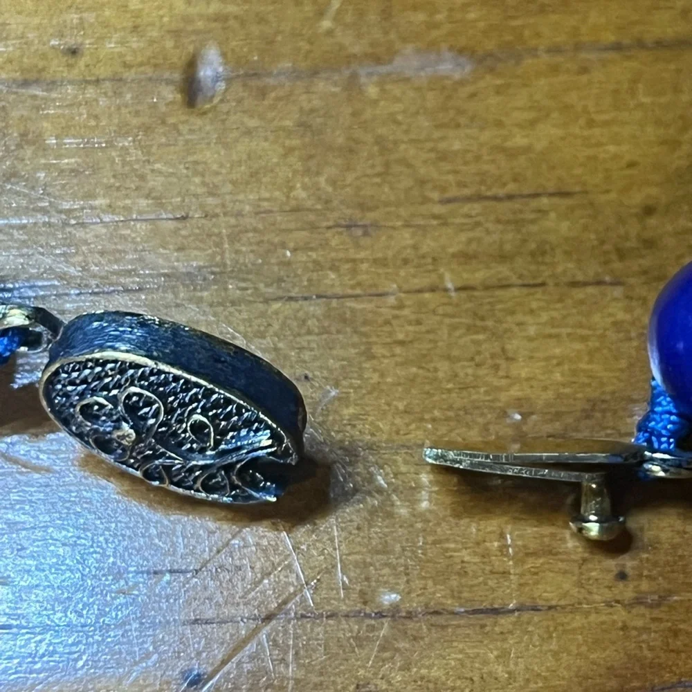 Lapis Lazuli Beaded Necklace with Pendant